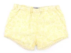 Wheat shorts Ina lemon flowers